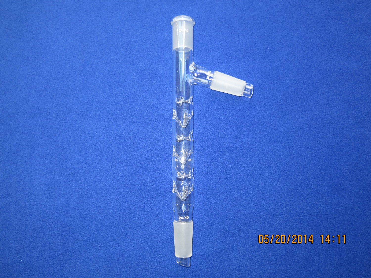 3-way Vigreux distillation head 24/40 200mm premium