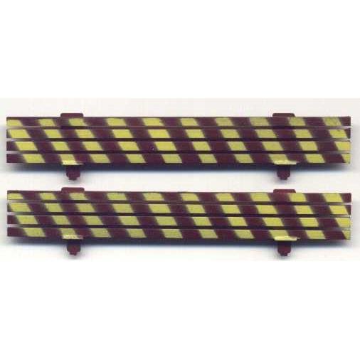 AMERICAN FLYER GILBERT Yellow Striped WORK CAR FENCE