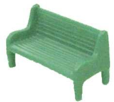 AMERICAN FLYER GILBERT GREEN BENCH FOR FLYERVILLE, etc.