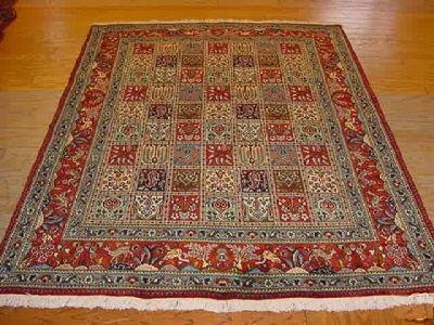 SUPER SILK&WOOL (HUNTING)PERSIAN QOM GHOM(QUM)5x7 EP8