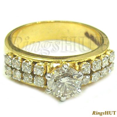 Natural Diamond Ring, Diamond Engagement Ring, Ladies Ring