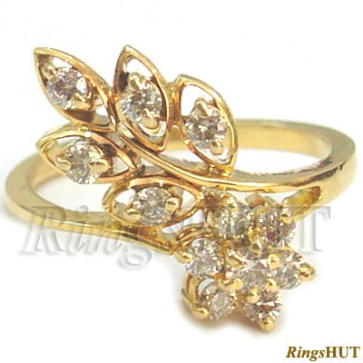 Diamond Ladies Ring, Gold Diamond Ring
