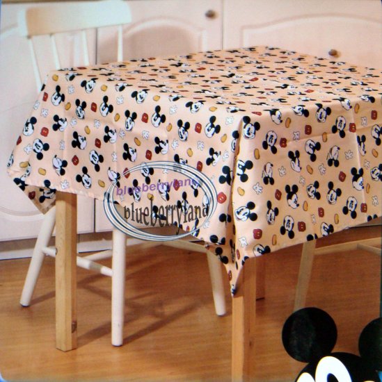 Disney Mickey Mouse Polyster Table Cloth 52 x 70 " home