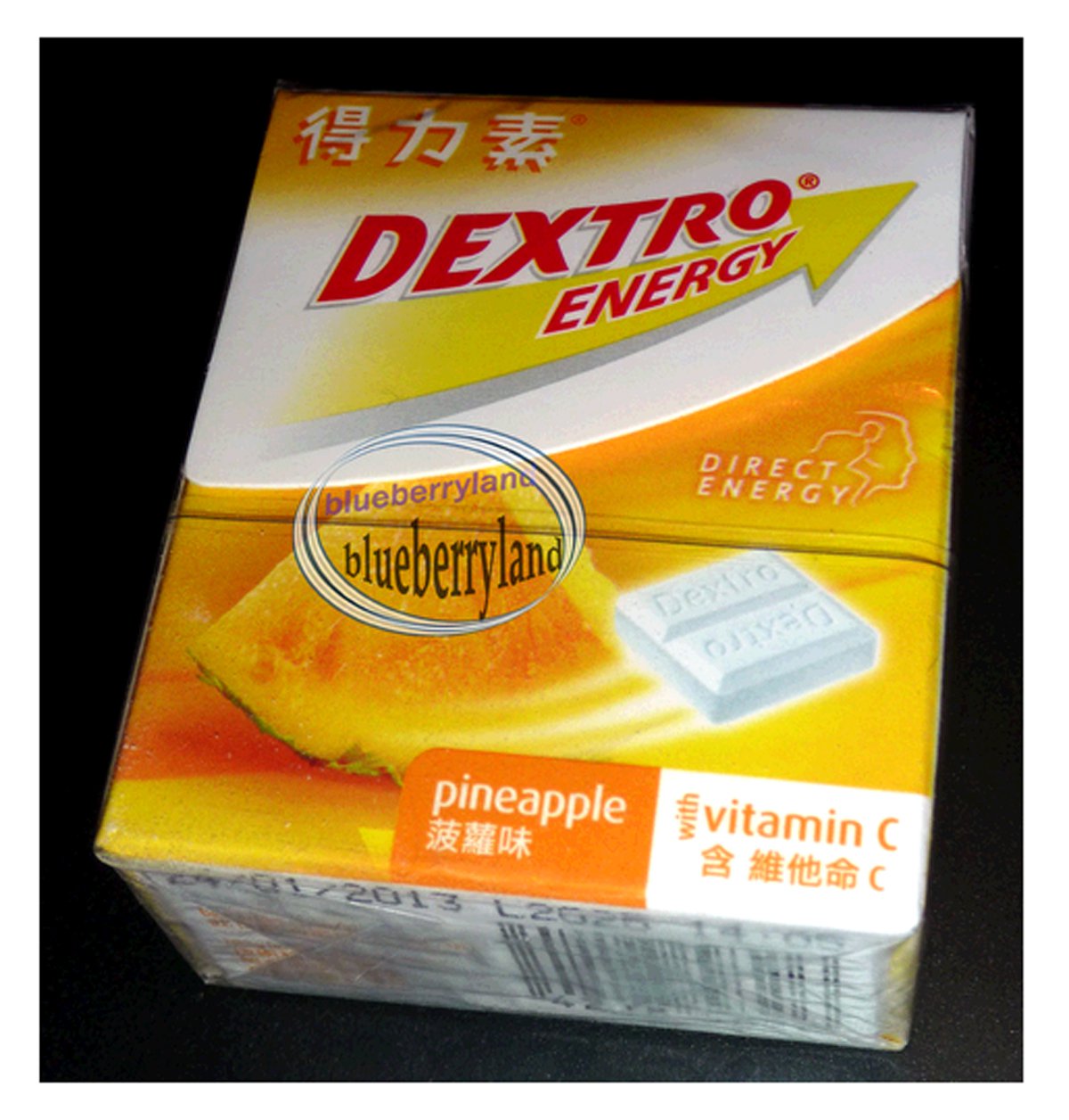 Dextro Energy Pineapple flavor Dextrose Candy with Vitamin C sweet candies