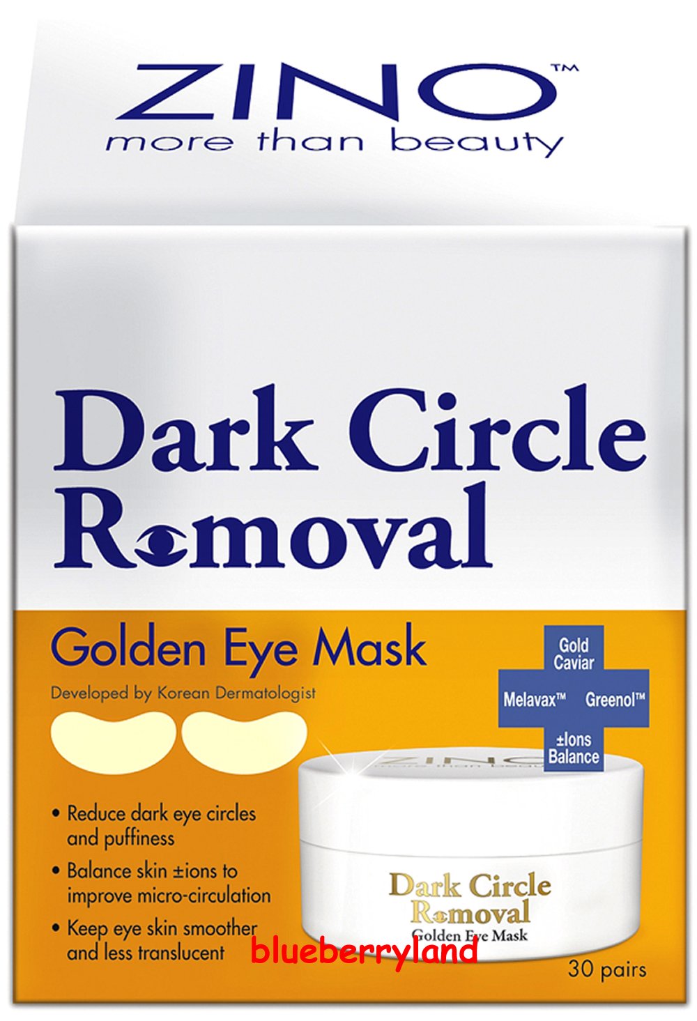 ZINO Dark Circle Removal Golden Eye Mask 30 pairs Skin care