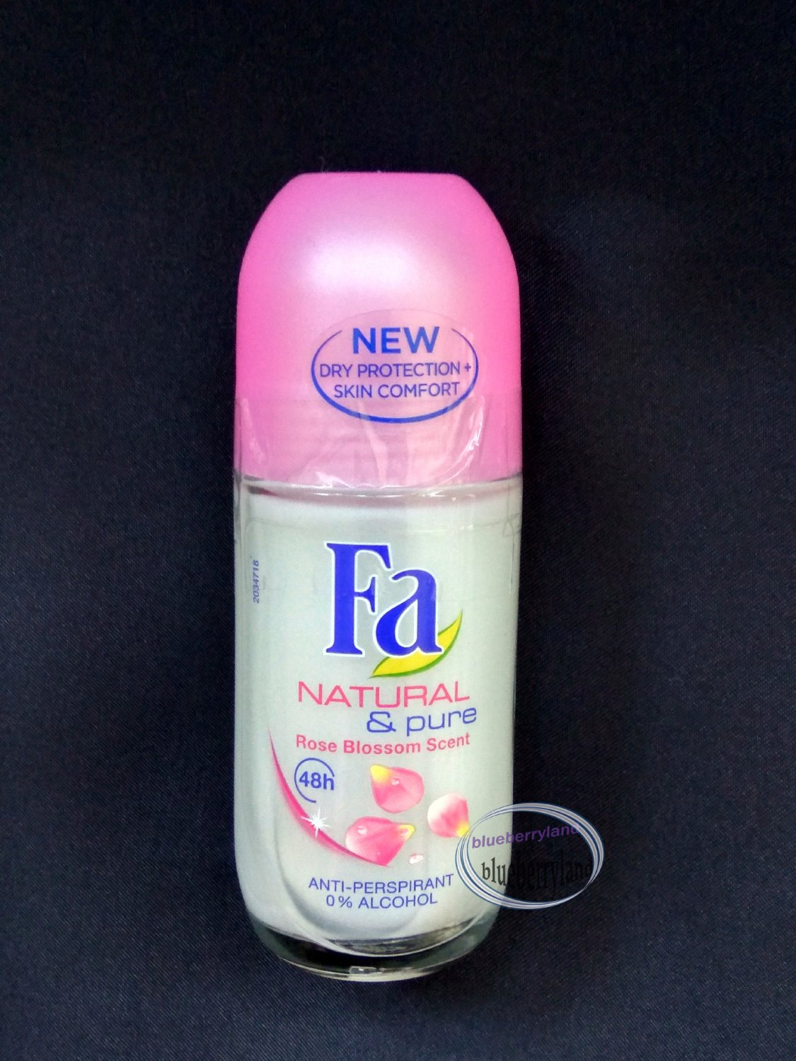 Fa Natural & Pure Rose Blossom Roll On Deodorant Antiperspirant 48 hrs