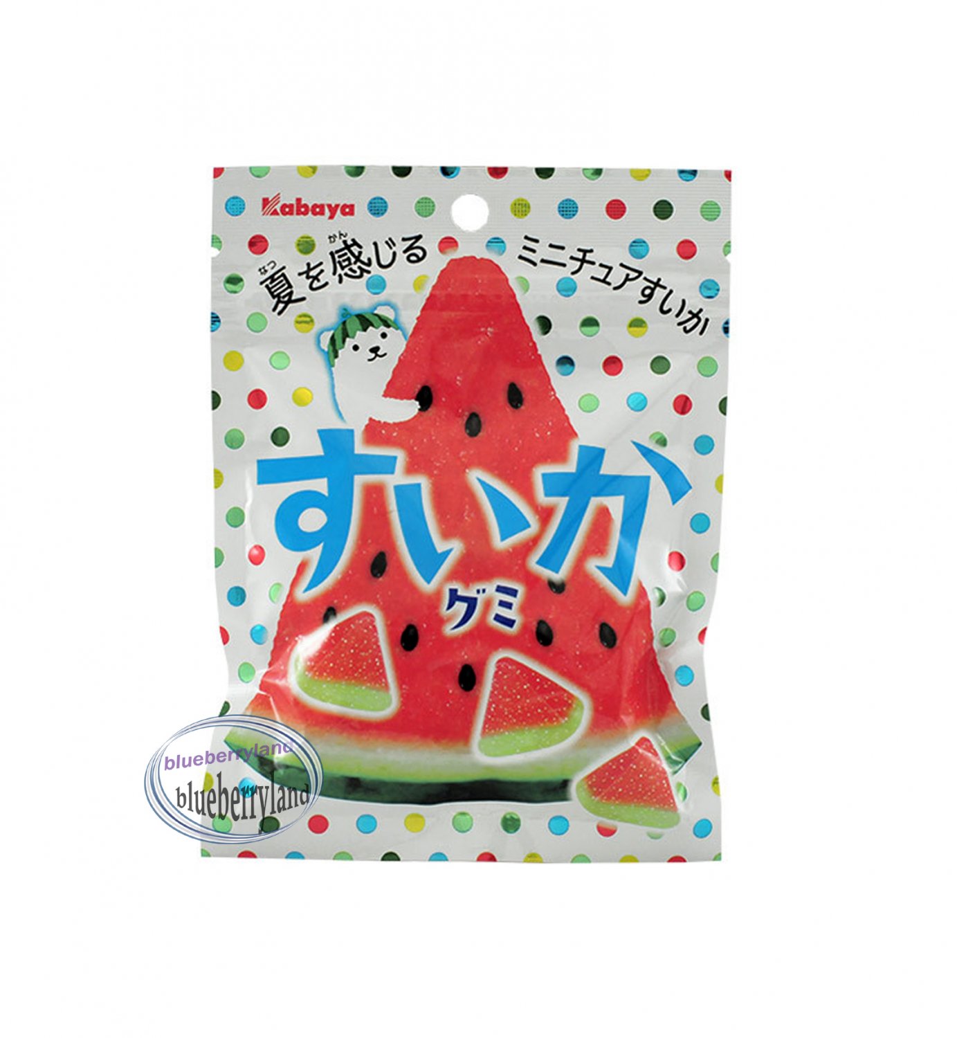 Japan Kabaya Watermelon Gummy Candy 50g Sweets snacks