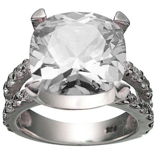 18K Gold Plated Britney Spears 5 Cts. Engagement Ring