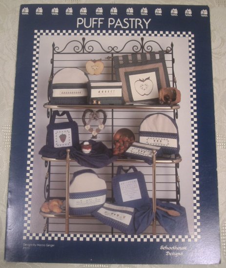 SCHOOLHOUSE DESIGNS PUFF PASTRY CROSS STITCH BOOK *SHIPS FREE*