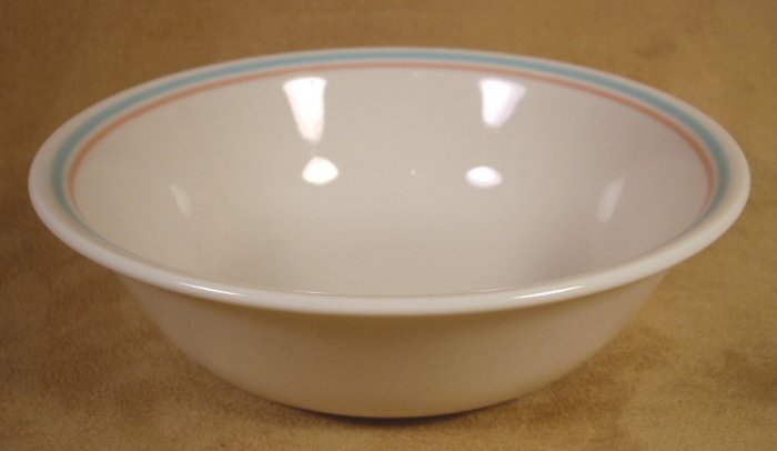 CORELLE FOREVER YOURS SOUP/CEREAL BOWLS PEACH HEARTS