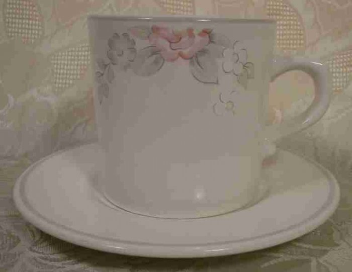 PFALTZGRAFF WYNDHAM CUPS & SAUCERS - 4 SETS