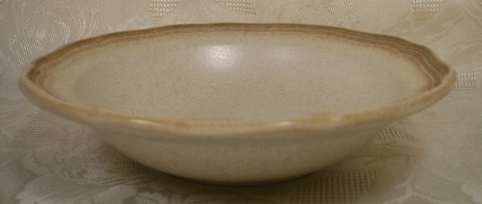 MIKASA WHOLE WHEAT LG. FLAT RIMMED SOUP/CEREAL BOWLS SET OF 4