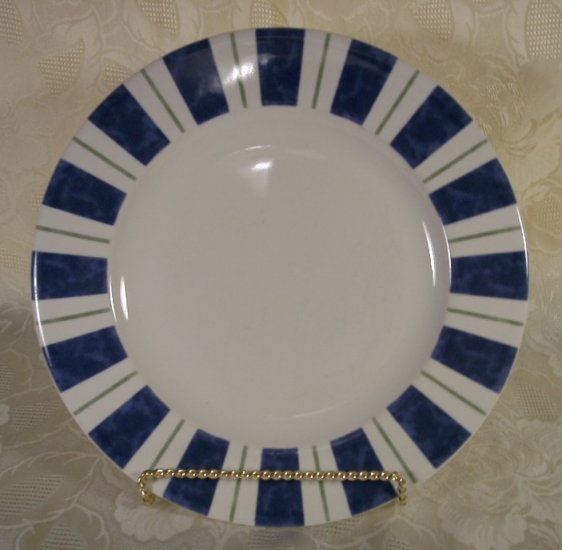 PFALTZGRAFF CHOICES WYNGATE STRIPED DESSERT PLATES SET OF 2