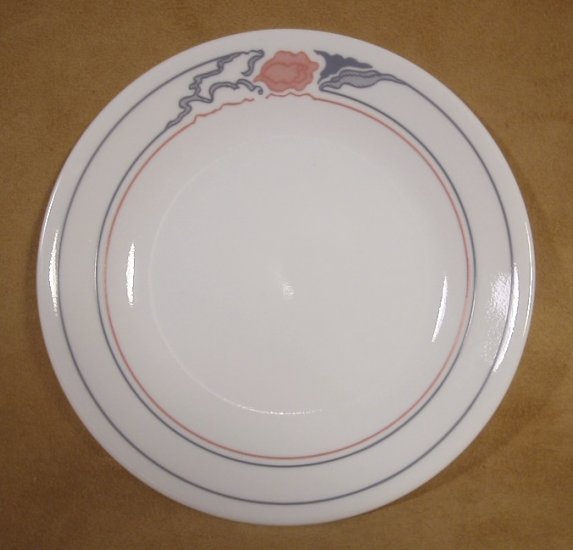 CORELLE ROSE DUO DESSERT PLATES SET OF 4