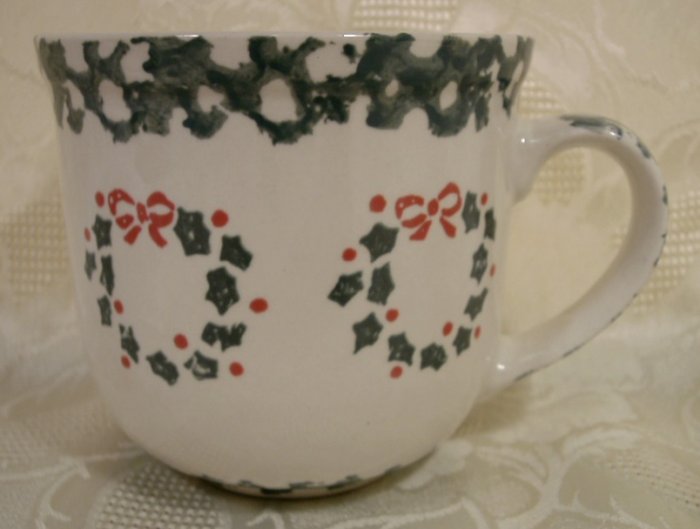 TIENSHAN FOLK CRAFT HOLIDAY PINES MUG