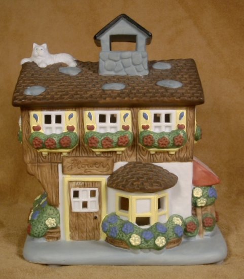 PARTYLITE FLOWER SHOP TEALIGHT HOUSE FLOWERS