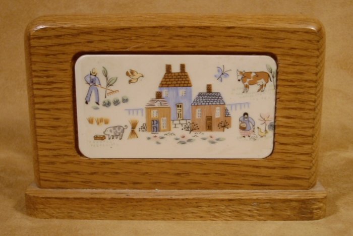 INTERNATIONAL CHINA HEARTLAND OAK NAPKIN HOLDER EXC.