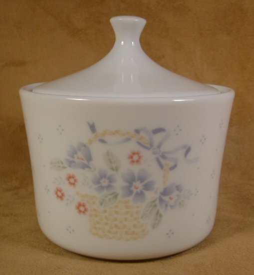 CORNING CORELLE COUNTRY CORNFLOWER SUGAR BOWL W/LID