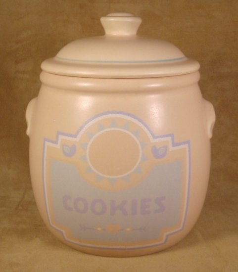 TREASURE CRAFT SOUTHWEST AZTEC COOKIE JAR W/LID