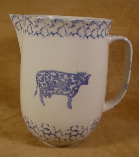 TIENSHAN HEARTS ANIMALS STONEWARE BEVERAGE PITCHER