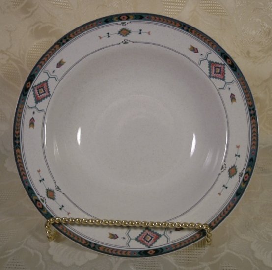 MIKASA STUDIO NOVA ADIRONDACK FLAT RIMMED SOUP BOWLS -4