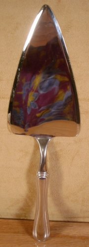 WALLACE SILVERSMITHS LG HEAVY PIE SERVING WEDGE EUC *SHIPS FREE*