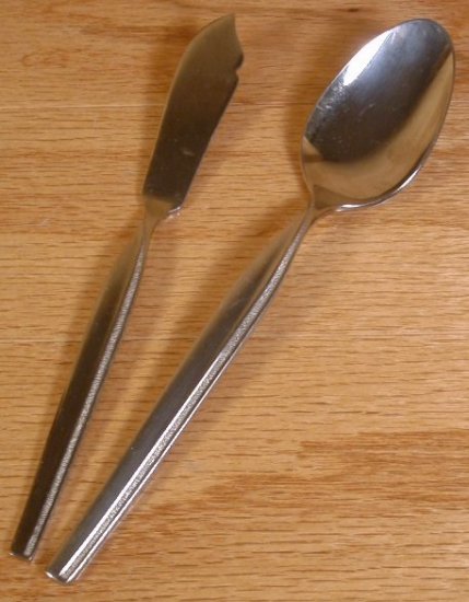 VINTAGE KOBA STAINLESS FLATWARE JAPAN 2 PC. LOT *SHIPS FREE*