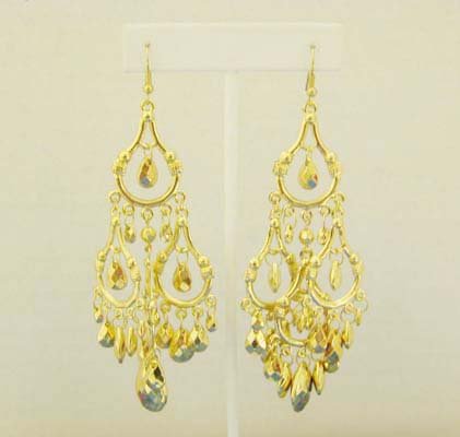 Golden Chandelier Earings