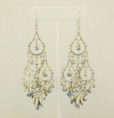 Silver Chandelier Earings