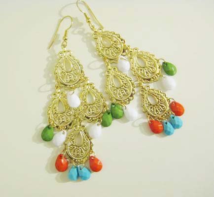 Colorful Chandelier Earings