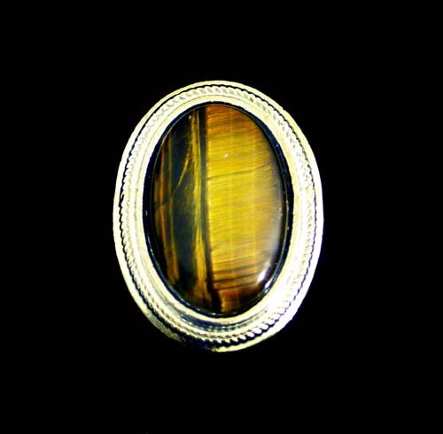 Amber Oval Ring