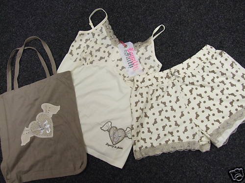 Loyalty & Faith vest pyjama set coffee cream size 12/14