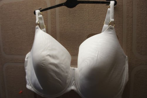 40g ex m&s padded white smooth t shirt underwired bra
