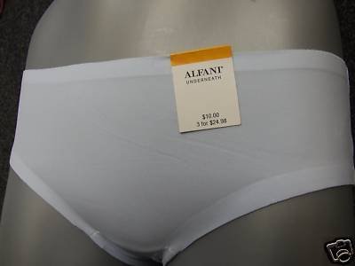 alfani underneath laser cut panty brief blue sml 10/12