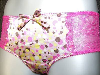 gossard tutti frutti pink boyshort brief size 12 M BNWT