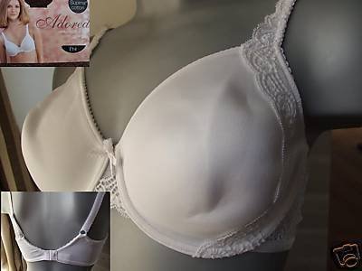 34c ex m&s adored white moulded full cup bra BNWT