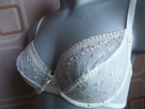 34c ex store cream all lace cup underwired bra BNWT