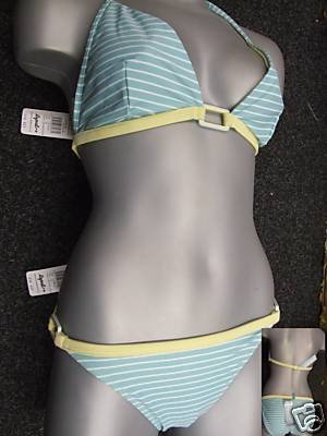 lepel size 14 halterneck bikini mozambico green BNWT