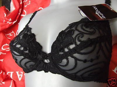 32b gossard black lace altogether balcony bra BNWT