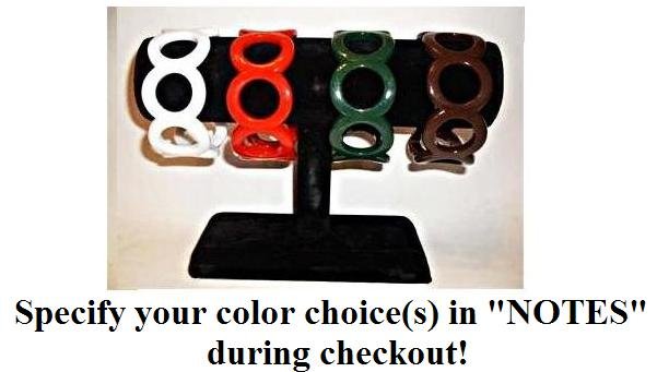 Circle Bangle or Bracelet, specify your color(s) during checkout