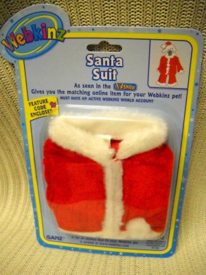 Webkinz Santa Suit Fits Most Dogs and Cats by Ganz (HC42)