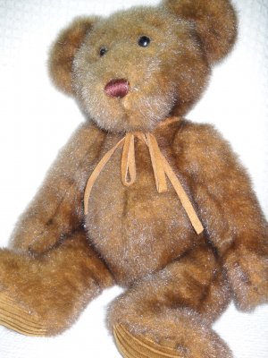 Minky Teddy Bear Plush Brown By First Main (HC15)