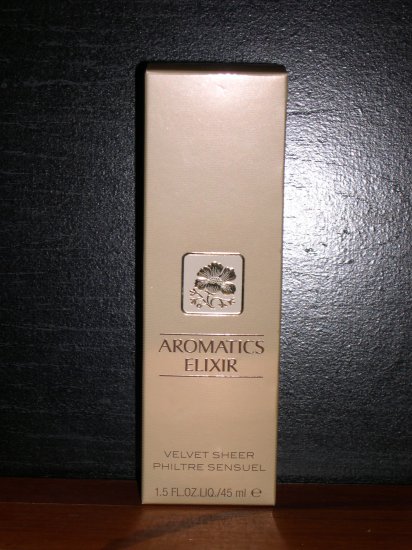 Clinique Aromatics Elixir Velvet Sheer Perfume Liquid Gel 1.5 FL. OZ. New in Box