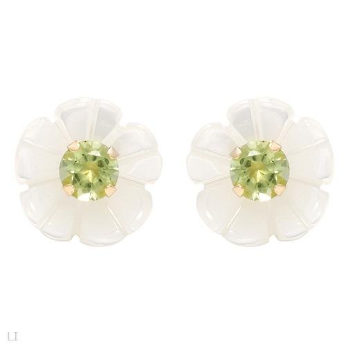 Earings With Preciuos Stone