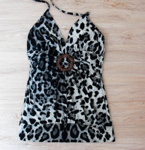 Irresistibly Sexy Leopard Print Party Top (B2-0005)