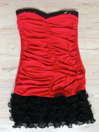 Super Cute Samba Strapless Party Dress (B2-0009)