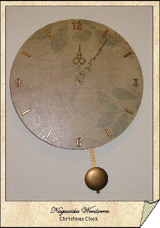Christmas Pendulum Clock