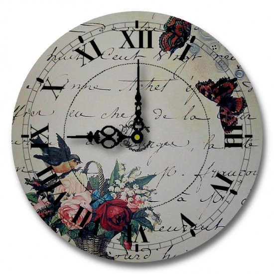12" Decorative Wall Clock (Romantic Message Clock)