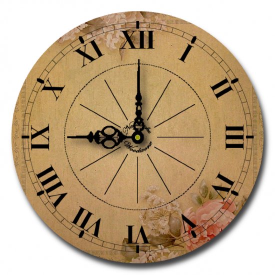 12" Decorative Wall Clock (English Garden Clock)