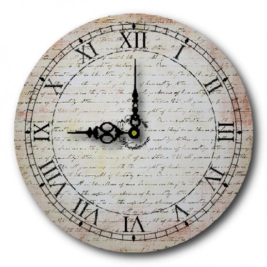 12" Decorative Wall Clock (Secret Admirer)